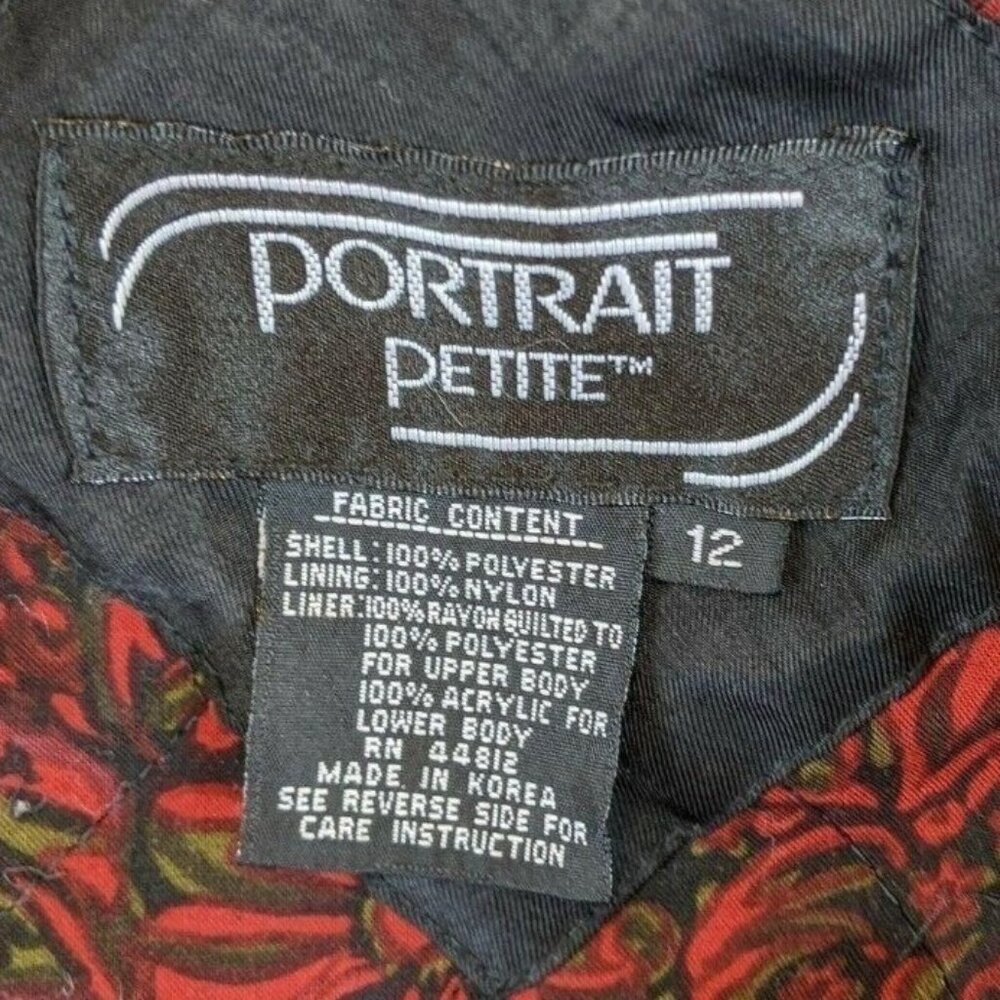 Portrait Petite Womens Trench Coat Size 12 Gray Long Belted Button Closure 44g - Picture 3 of 9